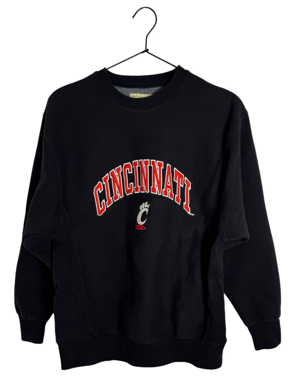 Vintage Y2K Steve & Barry's Cincinnati Bearcats Embroidered Crewneck Sweatshirt